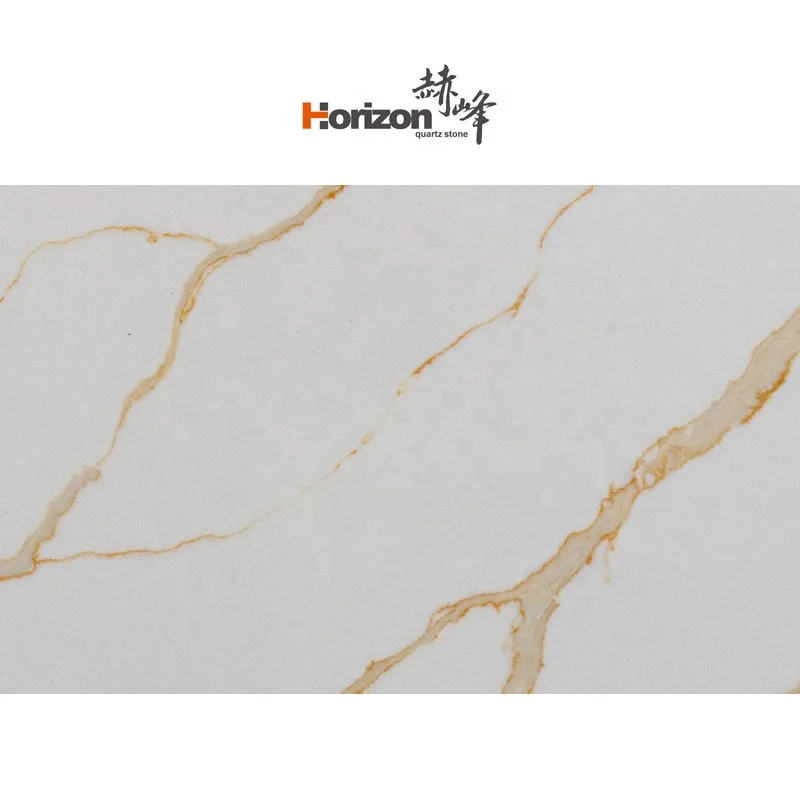 horizon 18mm 20mm 30mm Jumbo Size 3500mm*2000mm faux  stone quartz slab