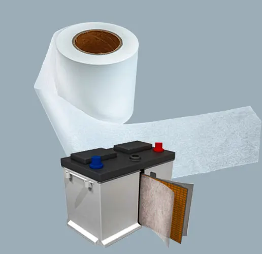 Lead Acid Battery Pasting Paper Acid Lead Plate Pasting Paper in roll
