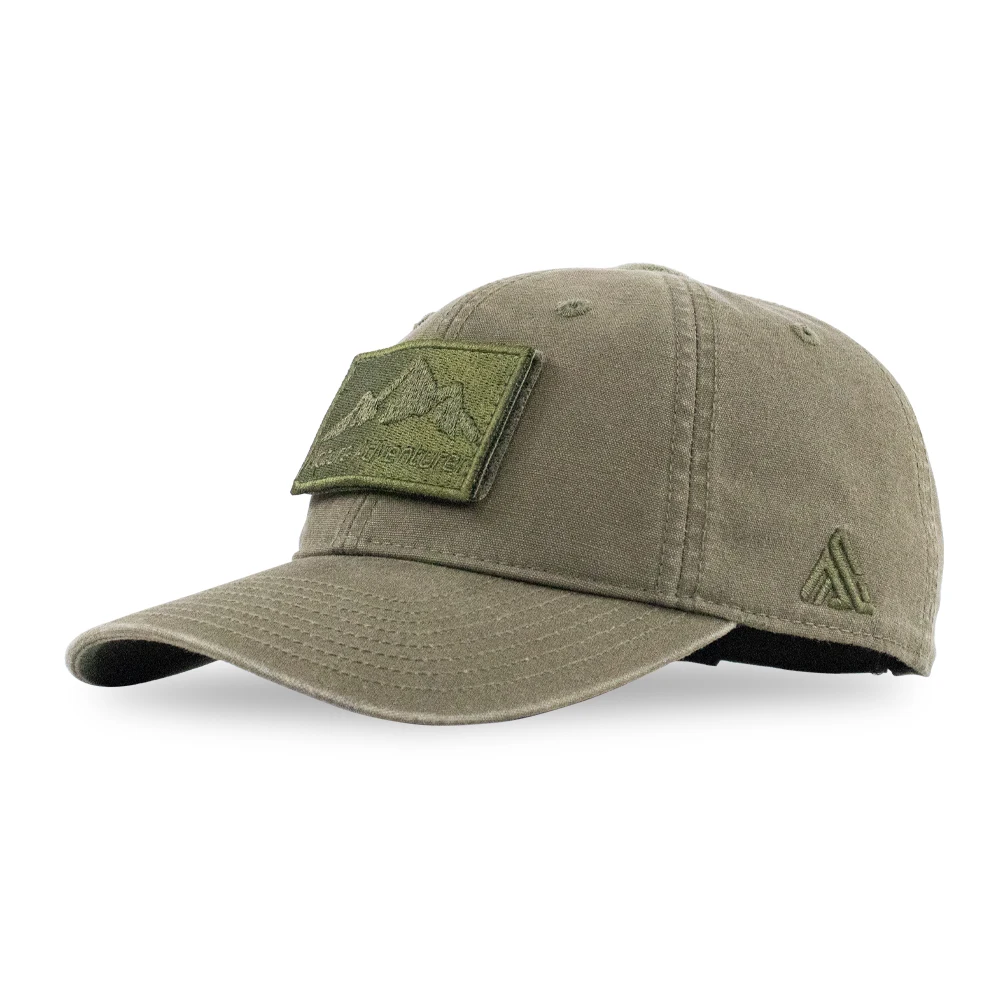 OEM Service Custom Applique Embroidered Hook And Loop Patch 6 Panel Vintage Canvas Baseball Cap with Embroidered Velcro Botton