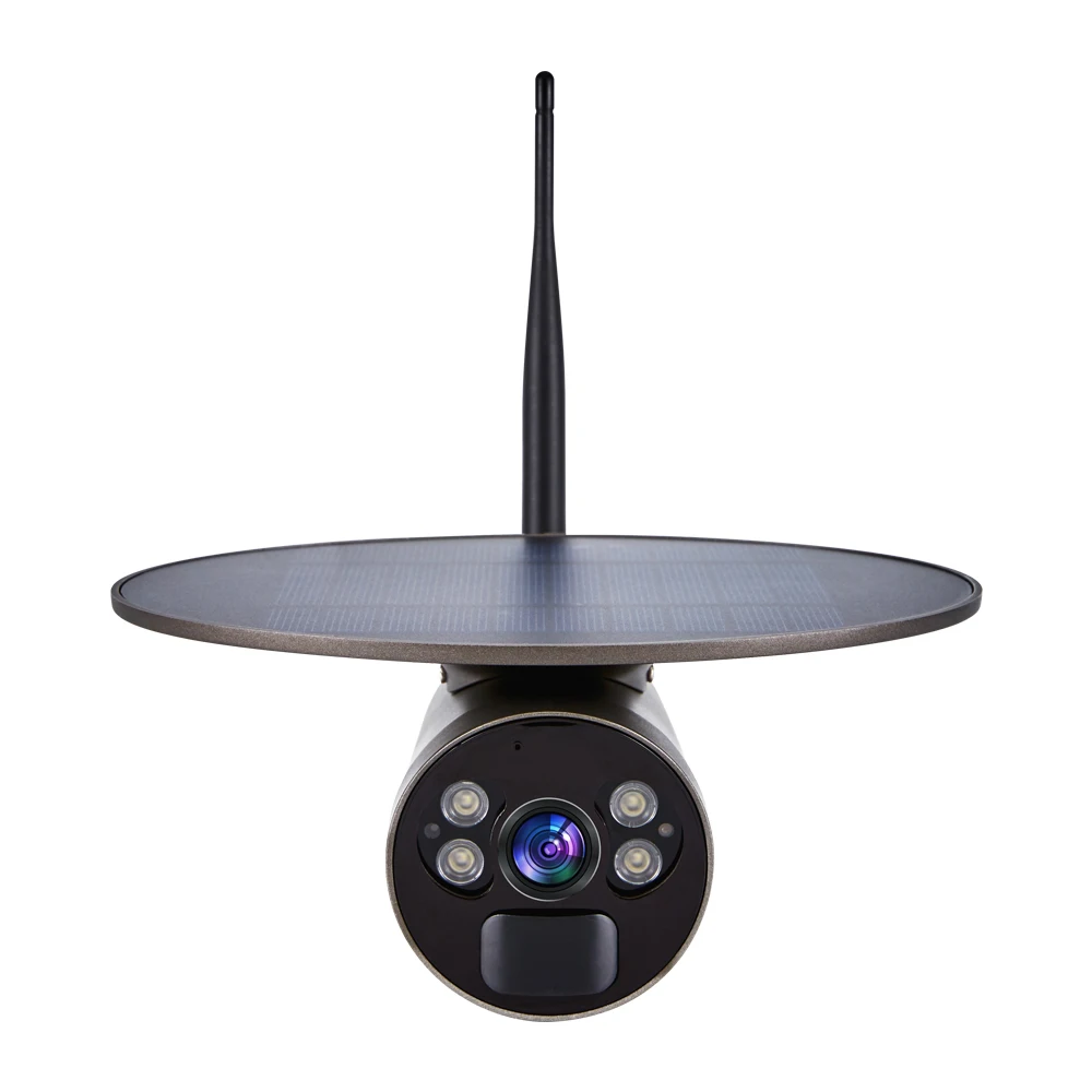 Plastic cctv camera Wireless Outdoor 4g Solar Wifi Camera for wholesales