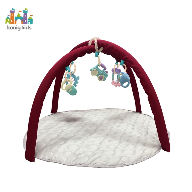 Konig Kids New Product Ideas Hot Selling Round Washable Baby Play Mat Baby Game Crawling Mat Gimnasios Para Bebes Baby Carpet
