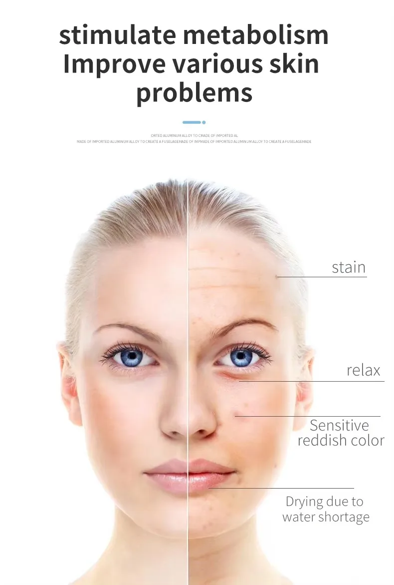 High-Efficiency Anti-Wrinkle and Acne Cell Repair Machine Bio-Restore Skin Care Apparatus for Neck Tightening Therapy