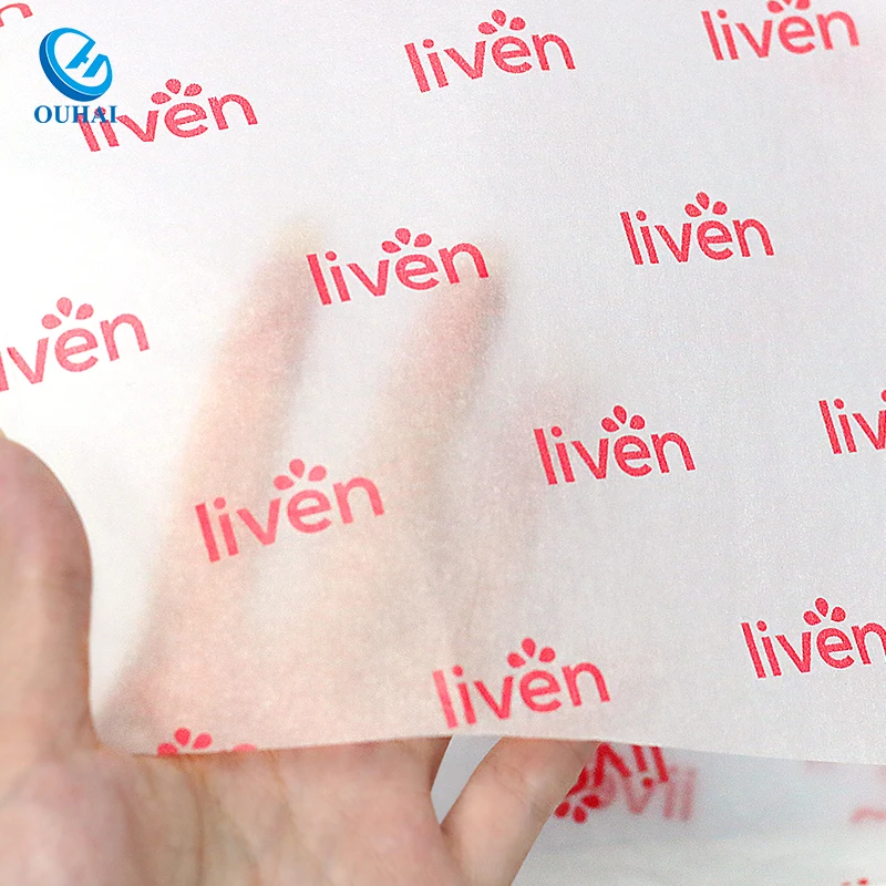 Custom Printing Logo Eco Friendly Luxury Gift Silk Paper Wrapping Tissue Paper for Packaging Clothes