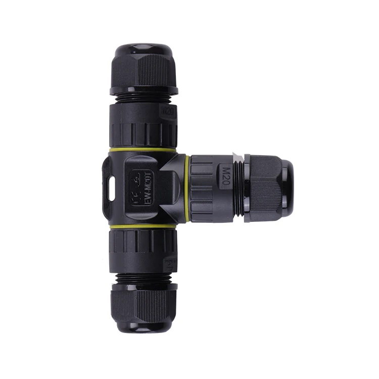 Быстрая доставка отсоединительный электрическая пластиковая распаечная водостойкая Т Разъем