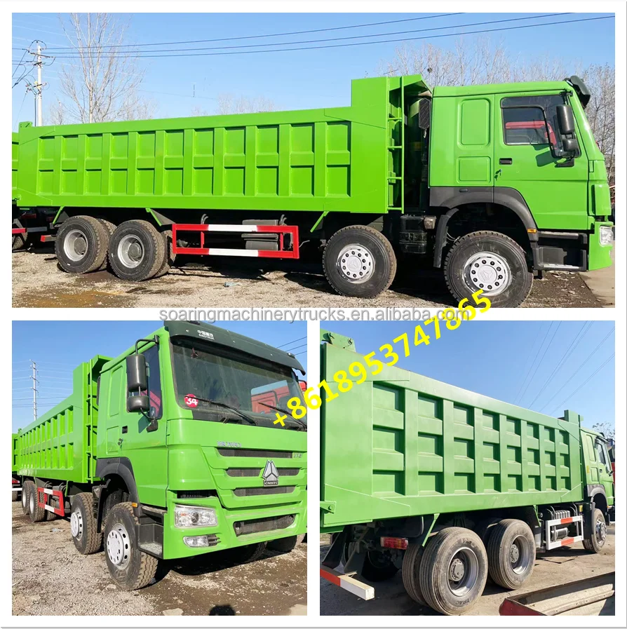 green howo 12dump truck.png