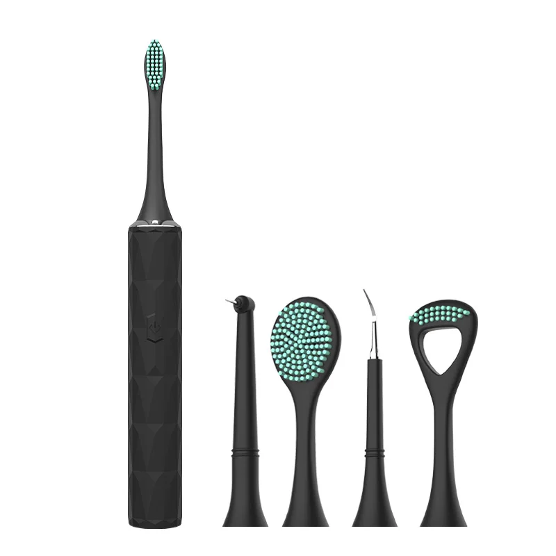 Ultrasonic Sonic  Toothbrush For Adult Rechargeable Tooth Brushes Washable Electronic Whitening Teeth Brush Timer Brush