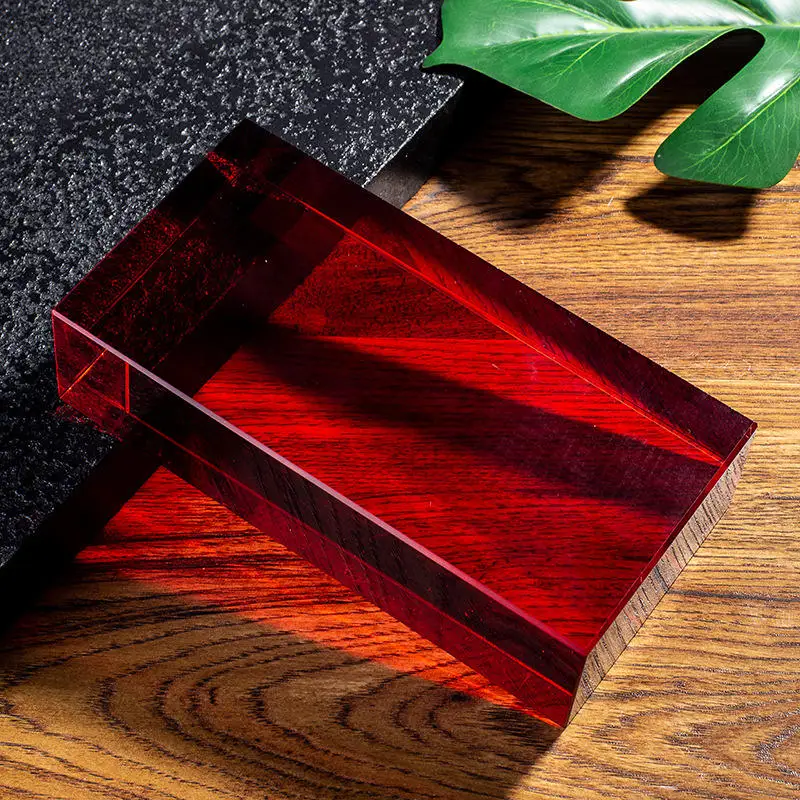 Bestseller Hot Melt Building Glass Blocks Exterior Building Decorations Smooth Edge Tinted Glass Bricks