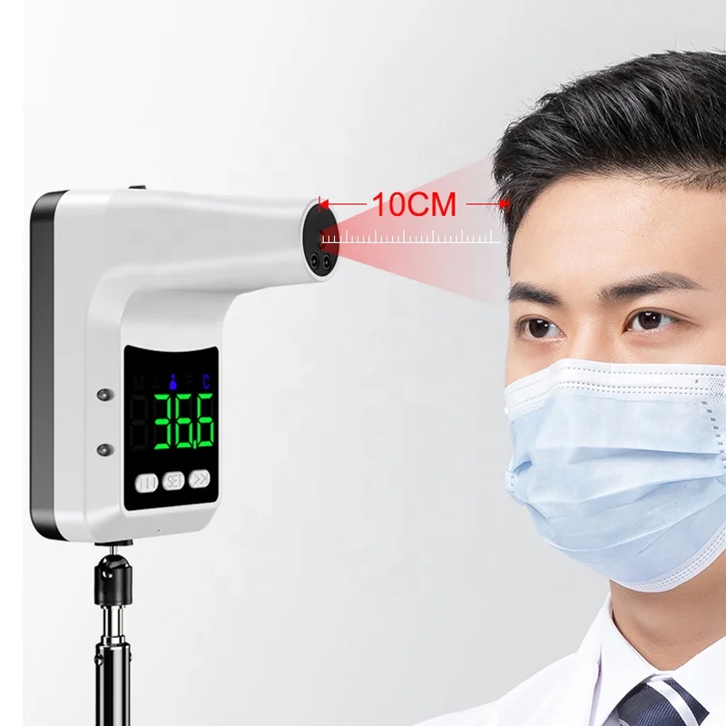 Office thermo meter Body Temperature Scanner Digital Wall Hands Free Wall Mounted Thermo meter