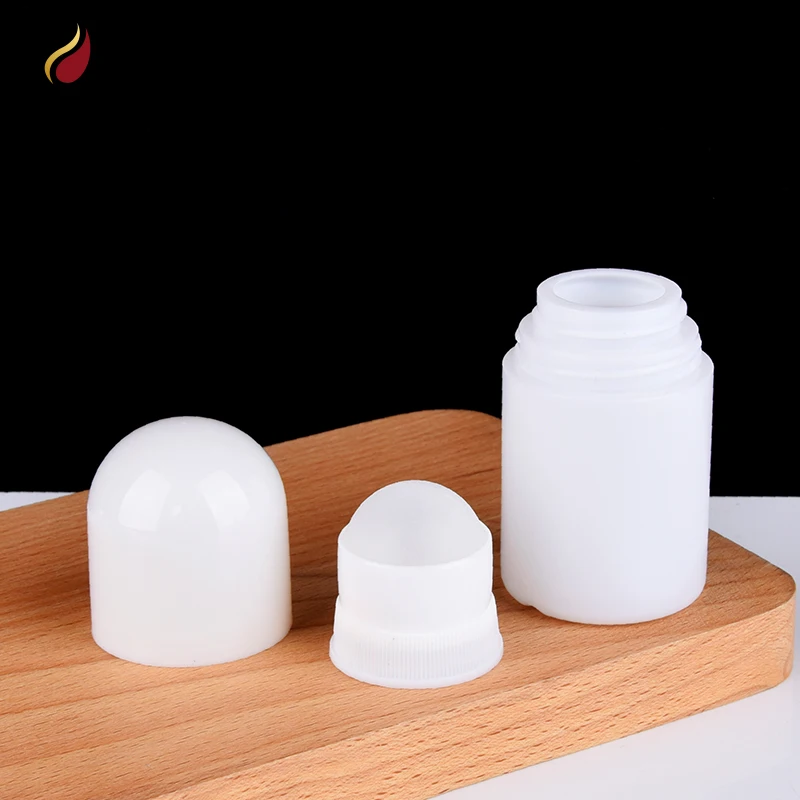 Plastic PE Ball Roll-On Bottle Wholesale 45ml Roll-On Applicator Gel Essential Oil Antiperspirant Empty Rollerball Bottle