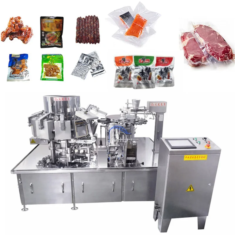 Упаковочная машина для пищевых мешков, вакуумная упаковочная машина для риса, 2 кг, 4 кг, 8 кг