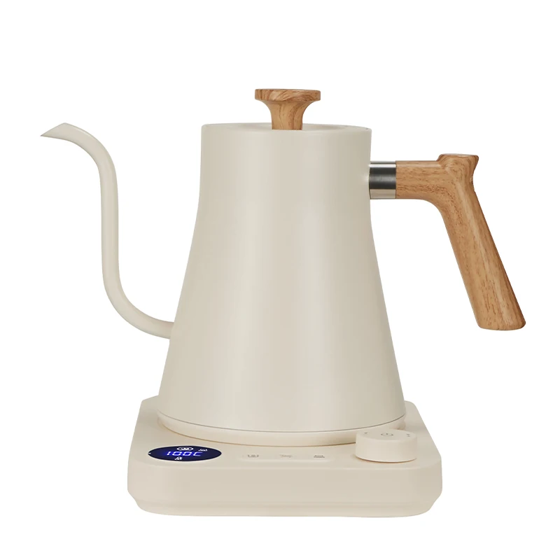 Stainless Steel Coffee Teapots Kettle and Electric Teapot Pour Over 1L Electric Tea Pot Kettles with Temperature Control