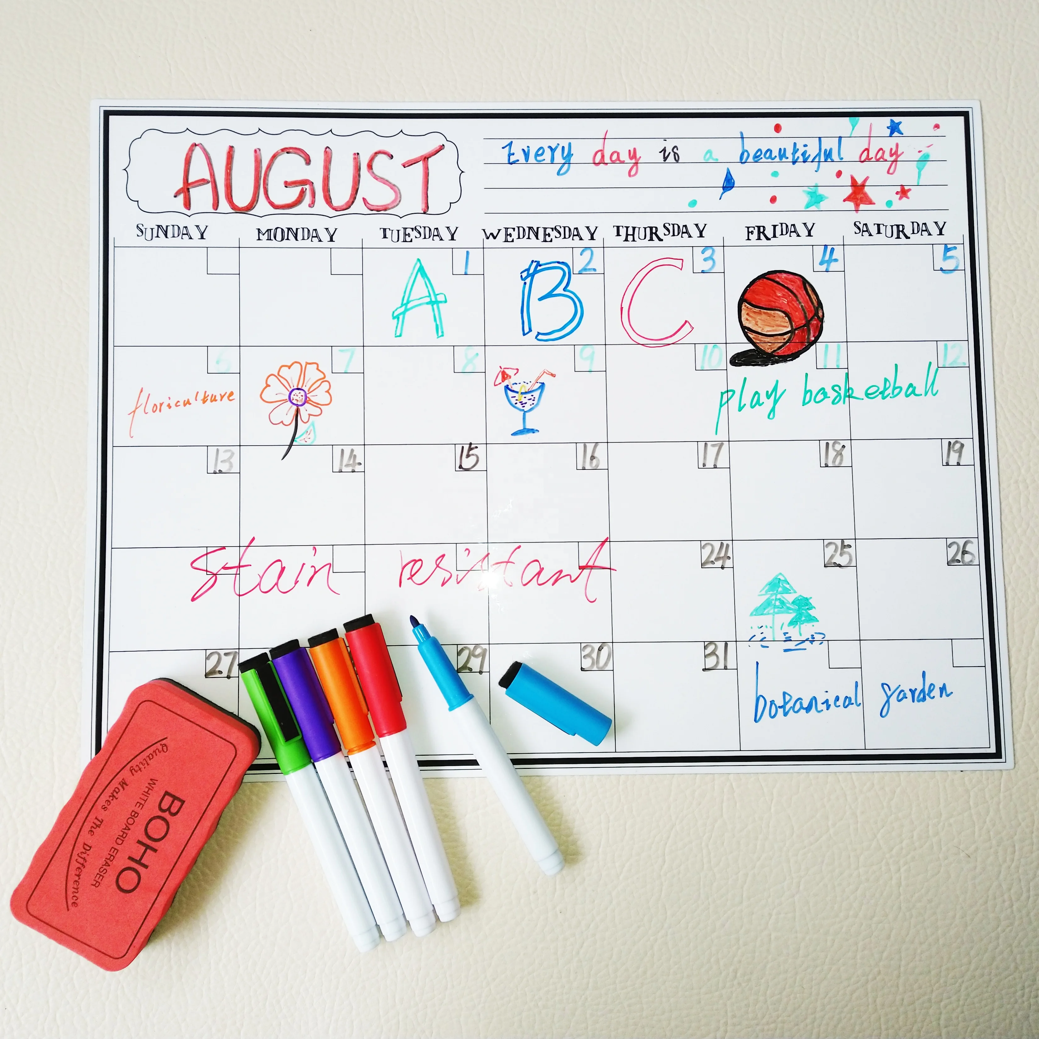 Manufacturer wholesale hot product custom design magnetic calendar