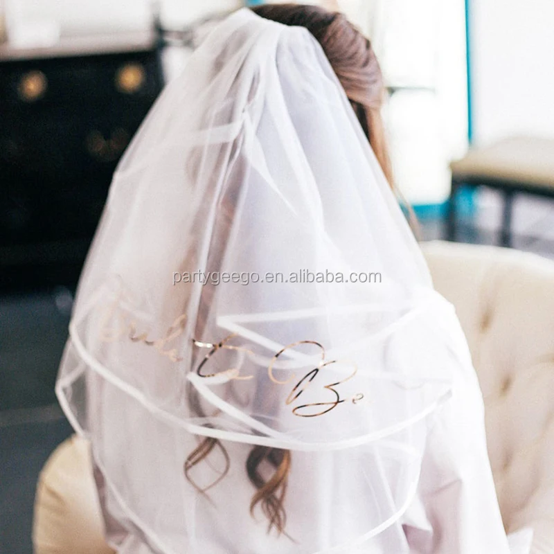 
Bachelorette Hen Party Wedding Bride To Be Veil Bridal Veil 