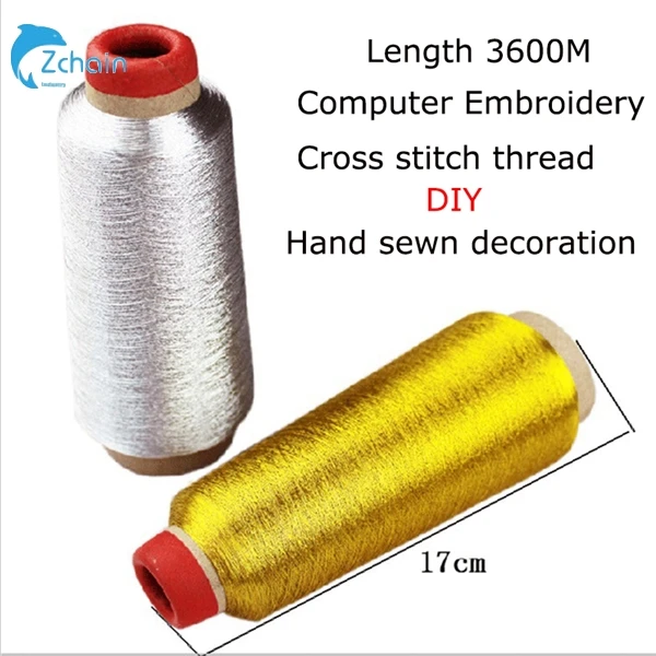 Free Sample ST MS Type Metallic Lurex yarn for Embroidery 150D