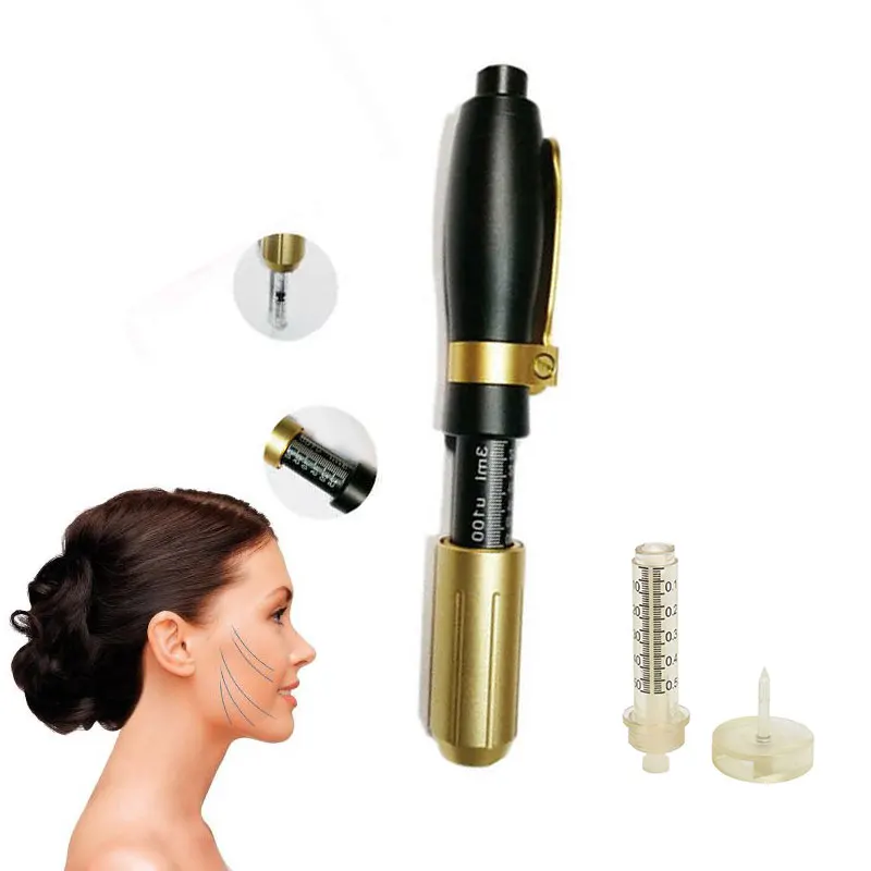 Новая белая гиалуроновая ручка без иглы, инъекционный пистолет с бесплатной ампулой, Сделано в Корее, Лучшая цена