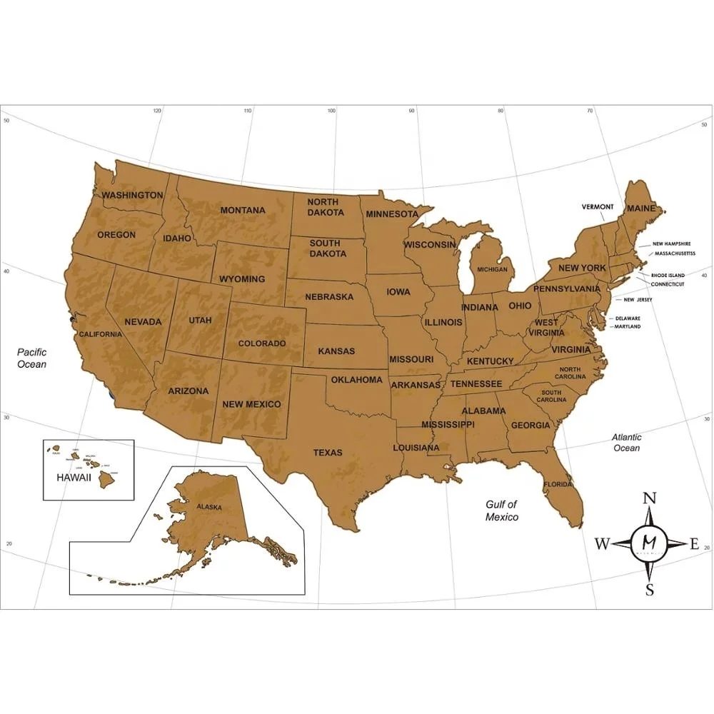 88x52CM Luxury Edition Travel Map Scratch Off Gold Foil Of The World USA Europe Japan Korea Thailand