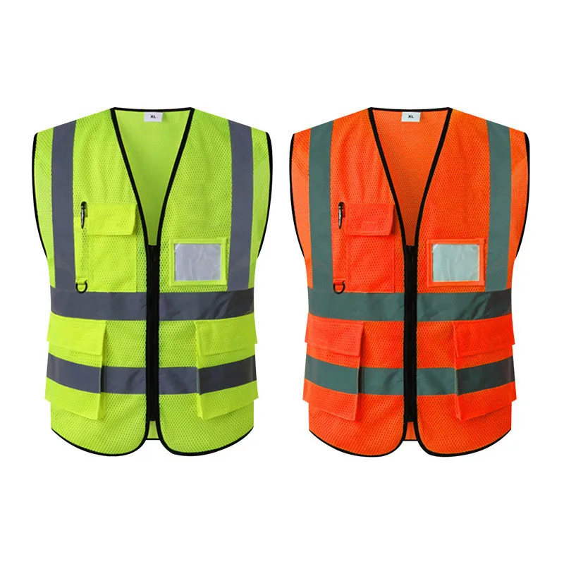 160g Construction Reflective Traffic Road Working Jackets Safety Vest with Pocket