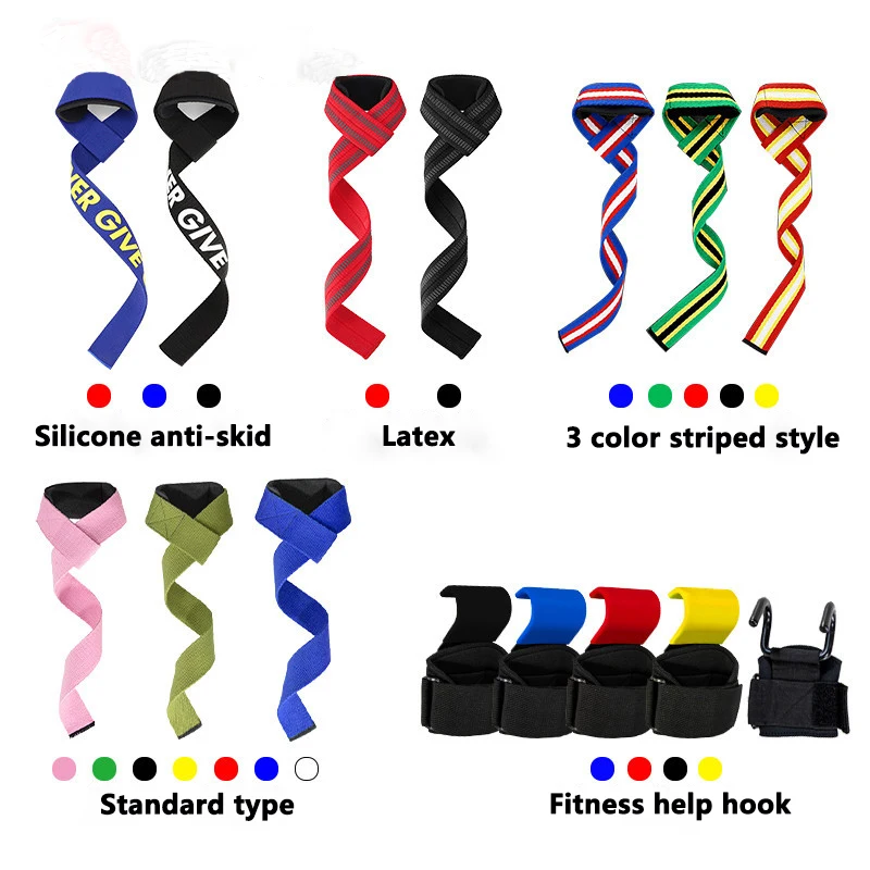 2023 Hot Selling Gymreapers Weightlifting Wrist Straps Brace for Bodybuilding, Powerlifting, Strength Training & Deadlifts