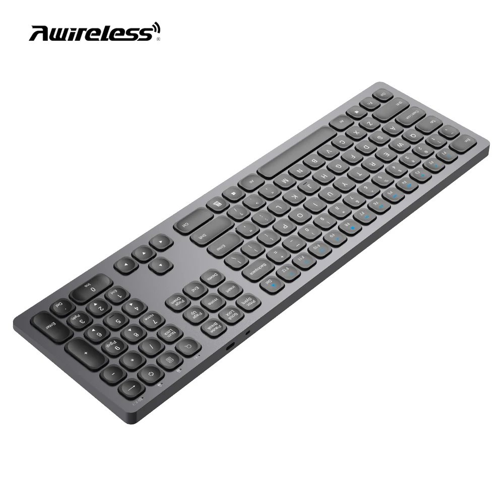Awireless Двухрежимная портативная Проводная Беспроводная Арабская игровая мини-клавиатура с подсветкой 60 Rgb, Bluetooth, 60% механическая клавиатура