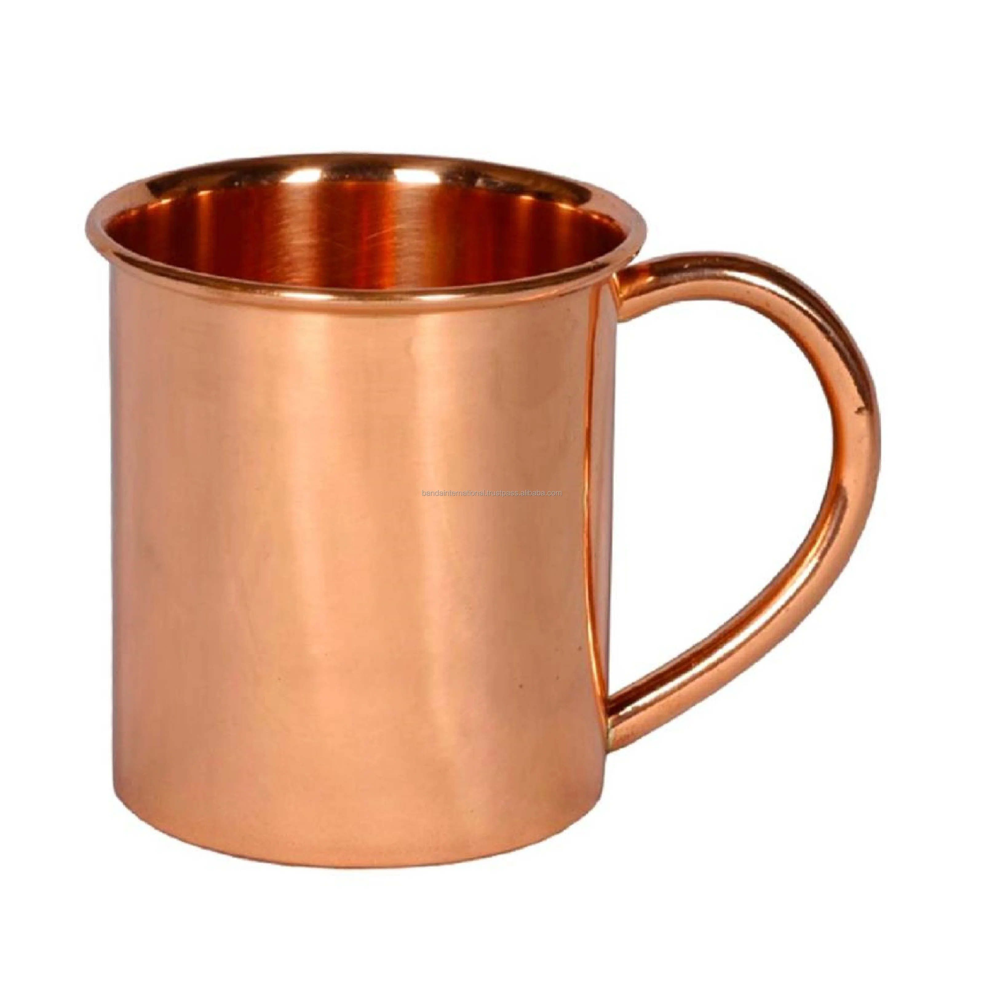 Low Price Copper Plated Mug High Quality Metal Moscow Mule Mug  Premium Quality Tea Cup