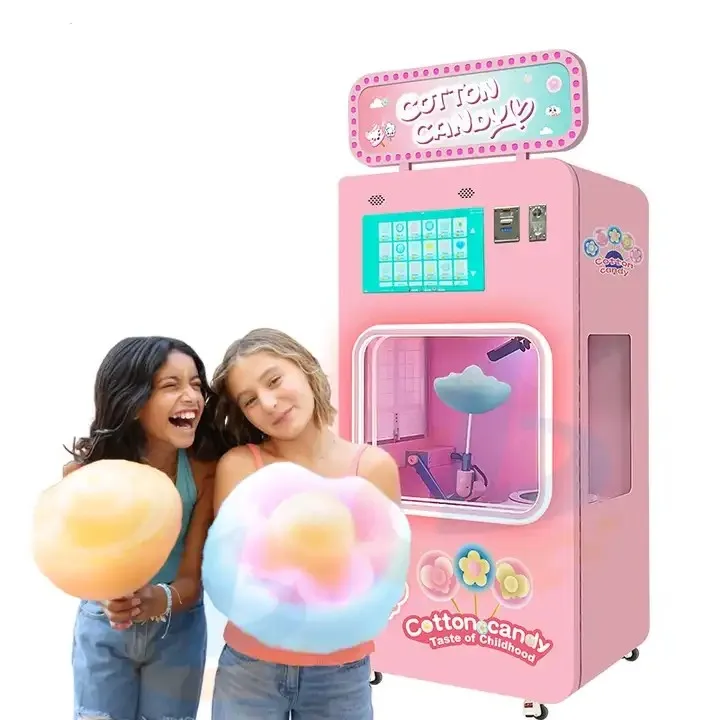 Automatic Cotton Candy Vending Machine Cotton Candy Machine