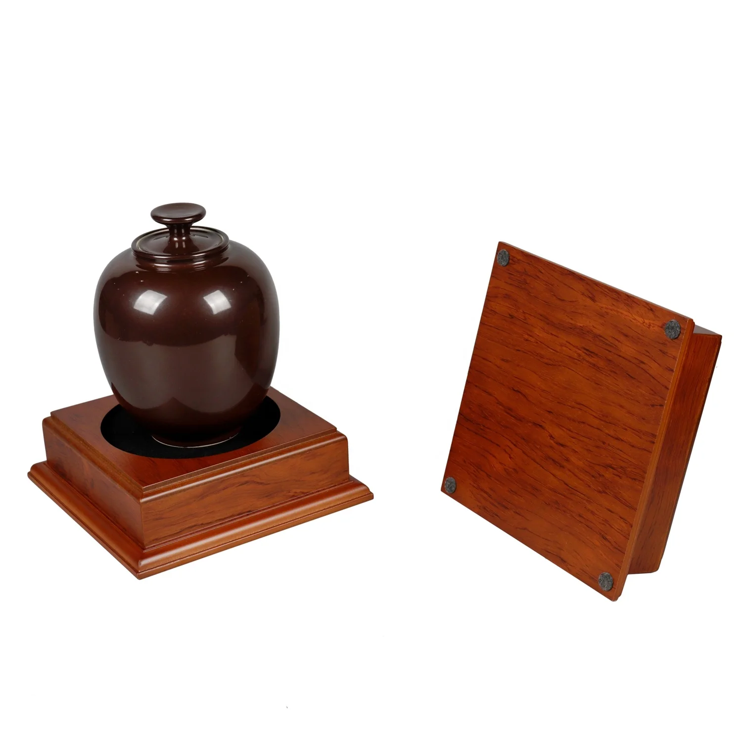 Высокое качество МДФ квадратная деревянная основа аксессуары для похоронных урн изготовленная на заказ урны