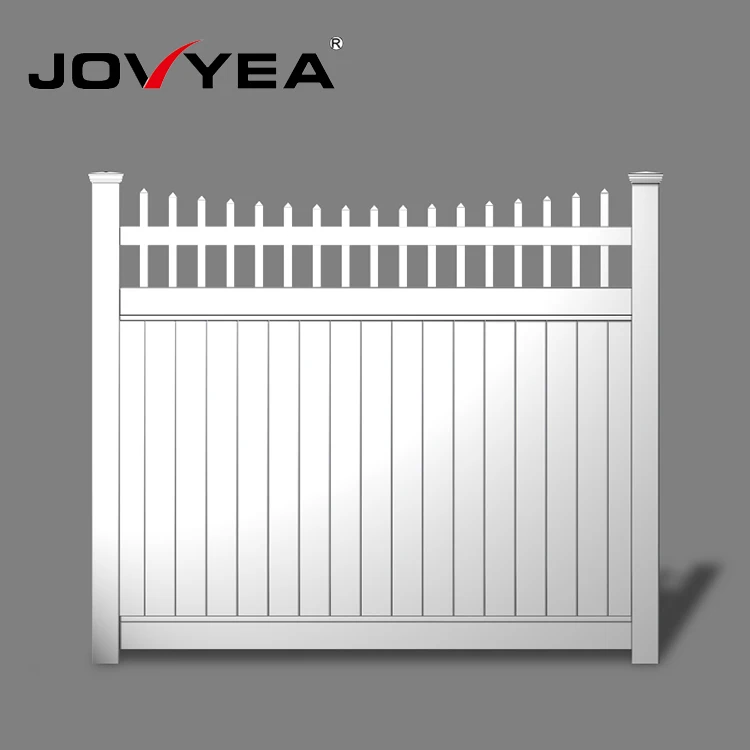 High Quality Wholesale Easy to Assemble Anti-UV Outdoor PVC Vinyl PVC Privacy Fence