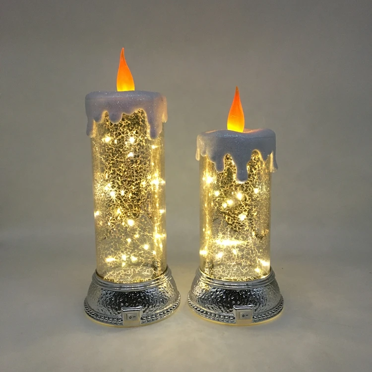 Customized Flameless Candles Battery Operated Led Christmas Electric Candle Romantic  Home Room Decoration Wedding