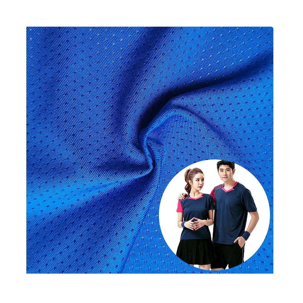 
Weitai Best Sale China Factory Knitted Polyester Spandex Butterfly mesh fabric Breathable Sport Wear Elastic Basketball Vest 