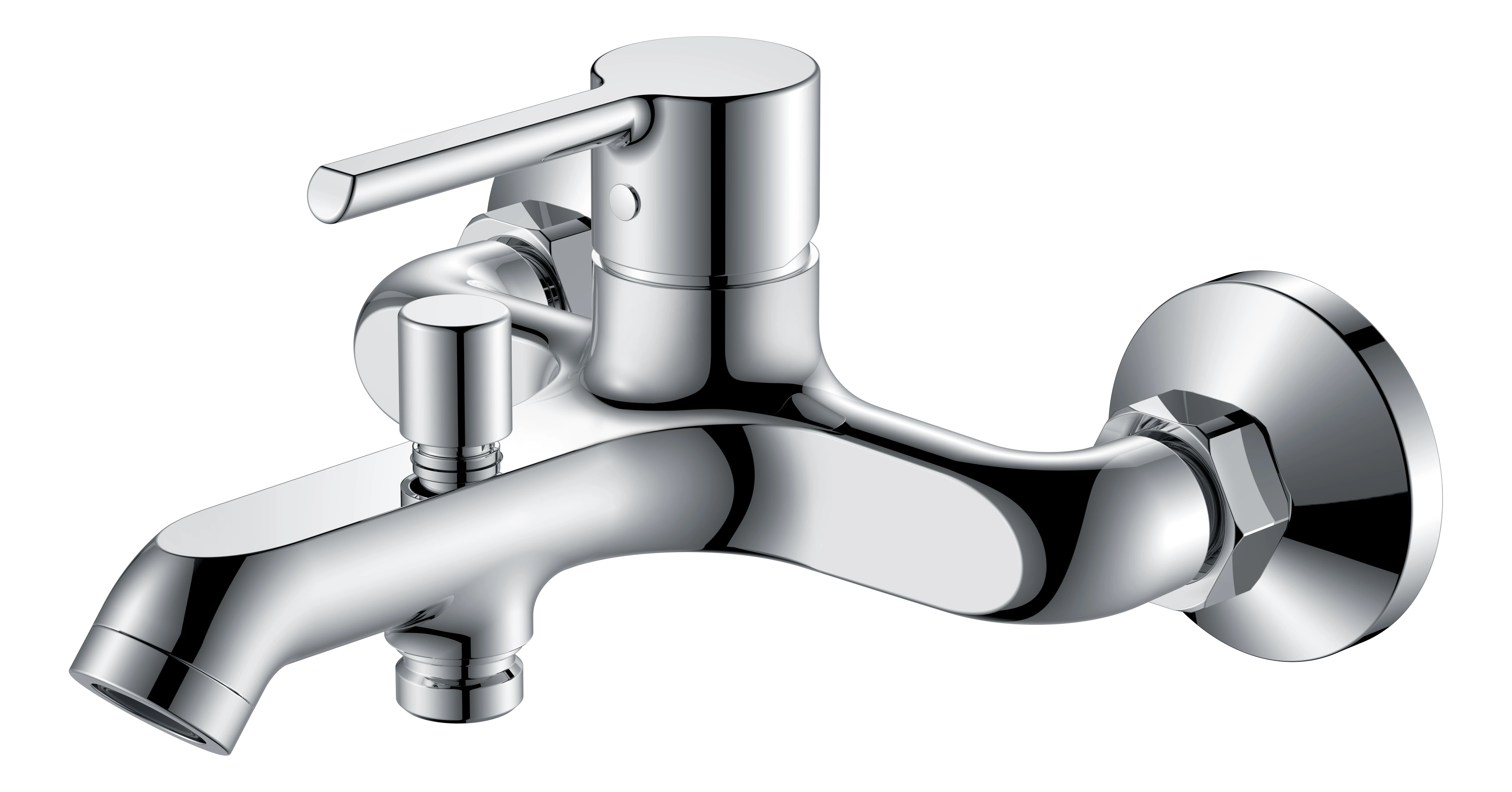 Classical Wall Mounted Bathroom Black Thermostatic Bath Tub Shower Faucet Mixer Tap