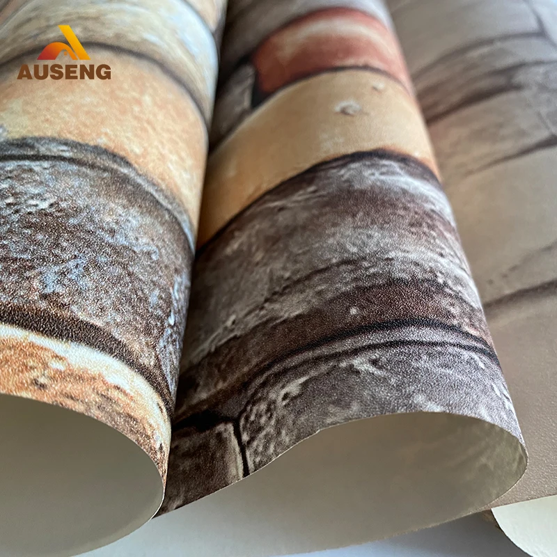 Eco-Friendly Beautiful Brick Design Hq Wallpaper 3D Home Decoration Wallpaper For Metal Sheet