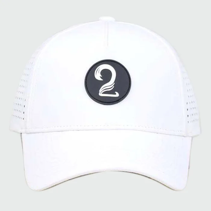 White Polyester Waterproof Baseball Sport Cap Ponytail Baseball Hat and Trucker Hat