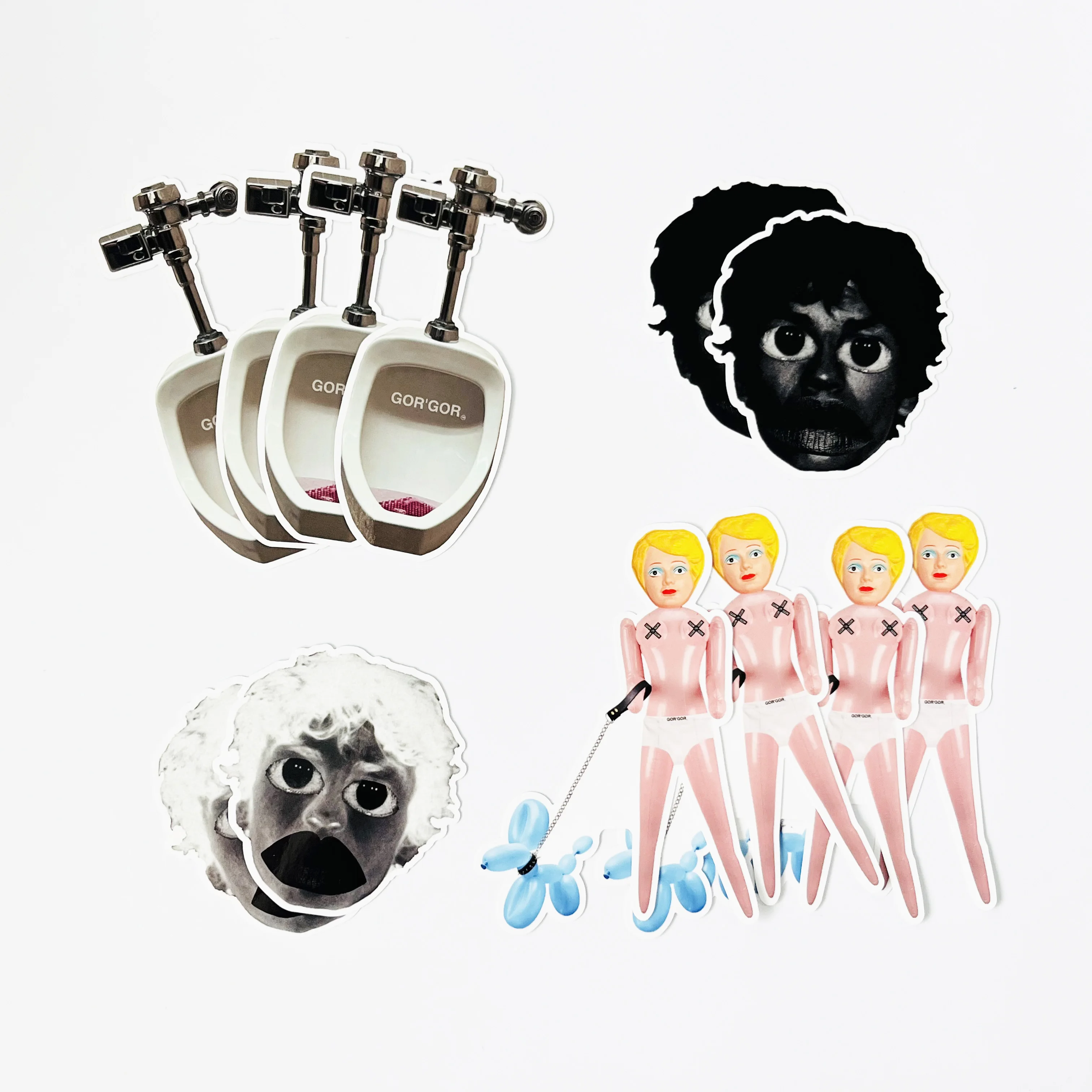 Custom Printing Die Cut Vinyl Stickers, Adhesive Waterproof PVC Label Company Logo Design Cartoon Stickers