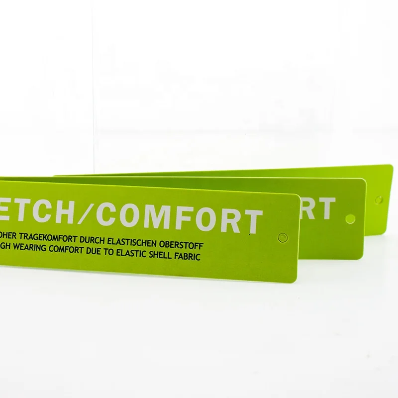 Full Printing Custom Make your own header cards packaging cardboard hang tab for plastic bags