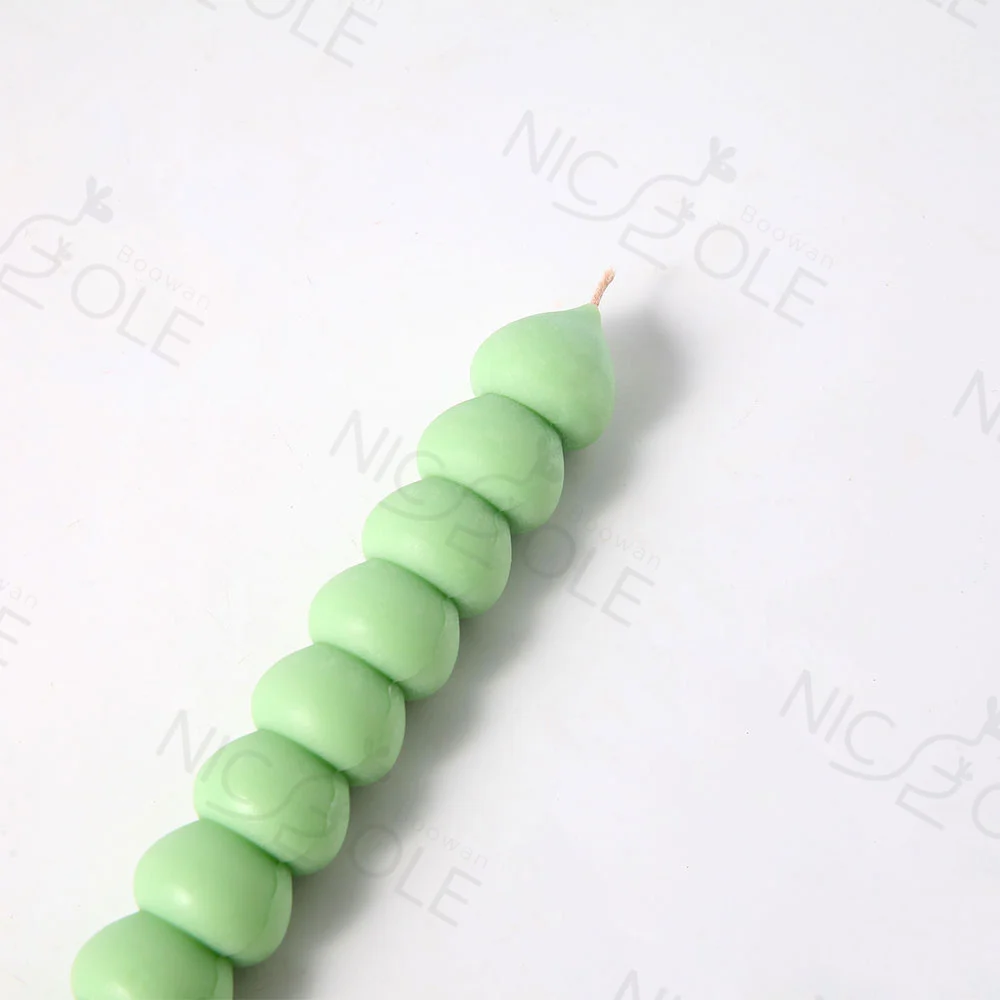 Nicole Handmade Silicone Rubber Pillar Candle Mold Custom Candle Molds for Candle Making