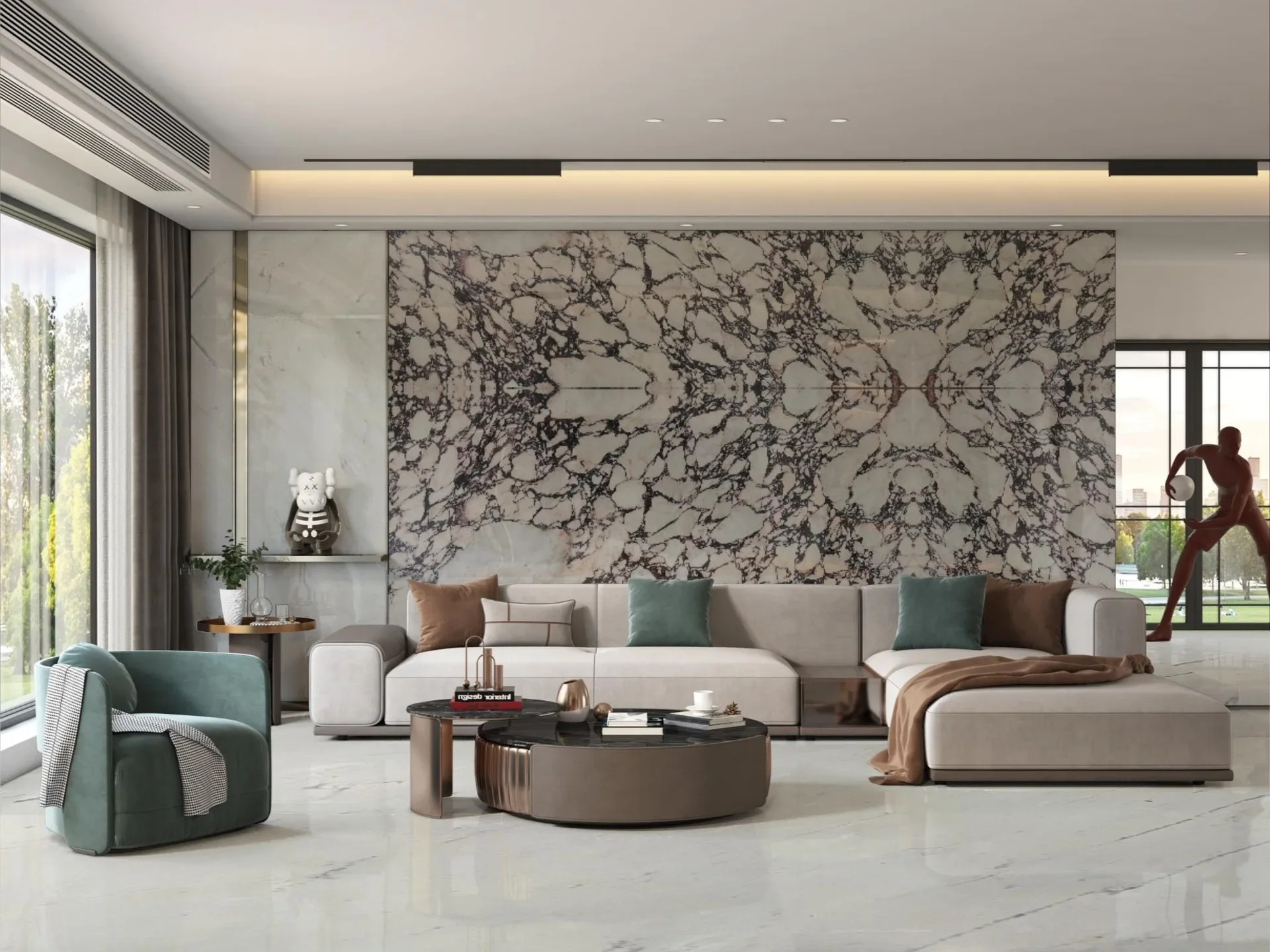 Natural Purple Marble Slabs Calacatta Viola Marble for Wall Floor Tiles