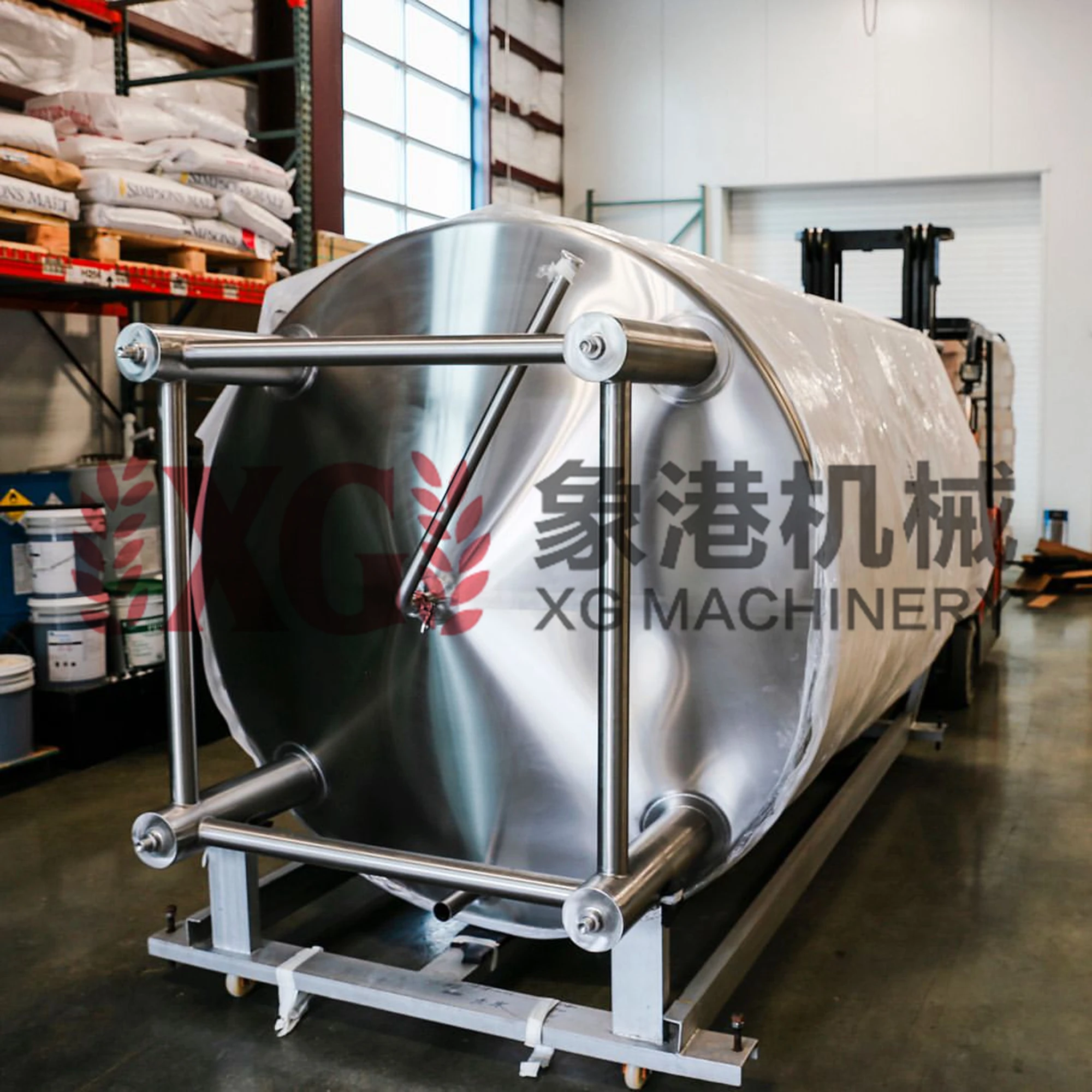 8000L 80HL изготовленный на заказ бак для пива из нержавеющей стали с жаккардовым покрытием пивоваренное оборудование