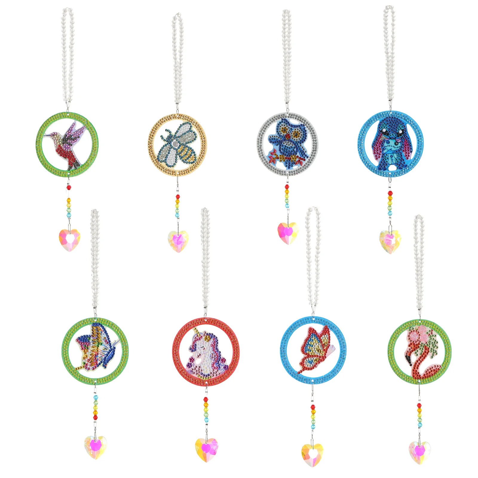 New DIY 5D Diamond Painting Cartoon Car Decoration Small Pendant New Year Ornaments for Home Decor Art Crafts Gifts Kits