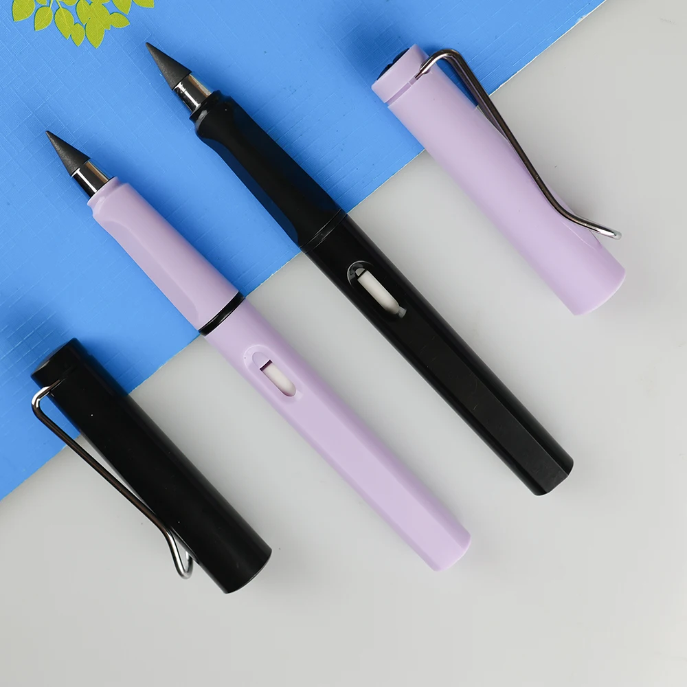 GemFully  plastic pencil inkless coloured pencil with eraser