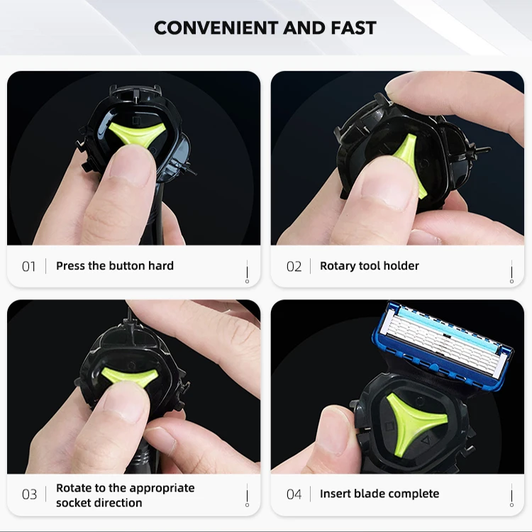 Men Electric Shavers Currency Rotary Scraper Base Beard Trimmer Shaver Blade Shaver