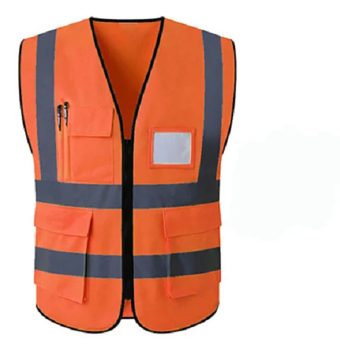 Road safety high-gloss reflective vest factory worker custom vest industrial safety clothing uniform
