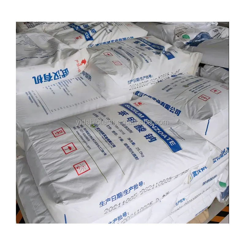 Chemical Formula Benzoic acid Sodium Benzoate Raw Material Food Grade