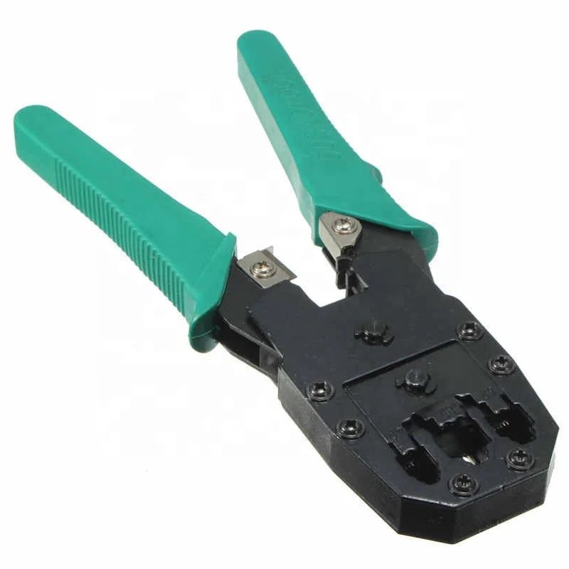 1PC Cable Crimper RJ45 RJ11 RJ12 CAT5 LAN Network Tool Kit Cable Tester Stripper Crimper Plier Top Quality