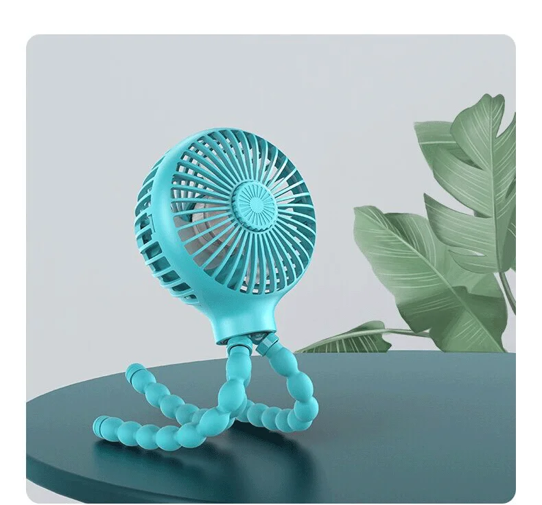 
International hot sale official recommendation Rechargeable Mini Electric Fan with LED Night Light 