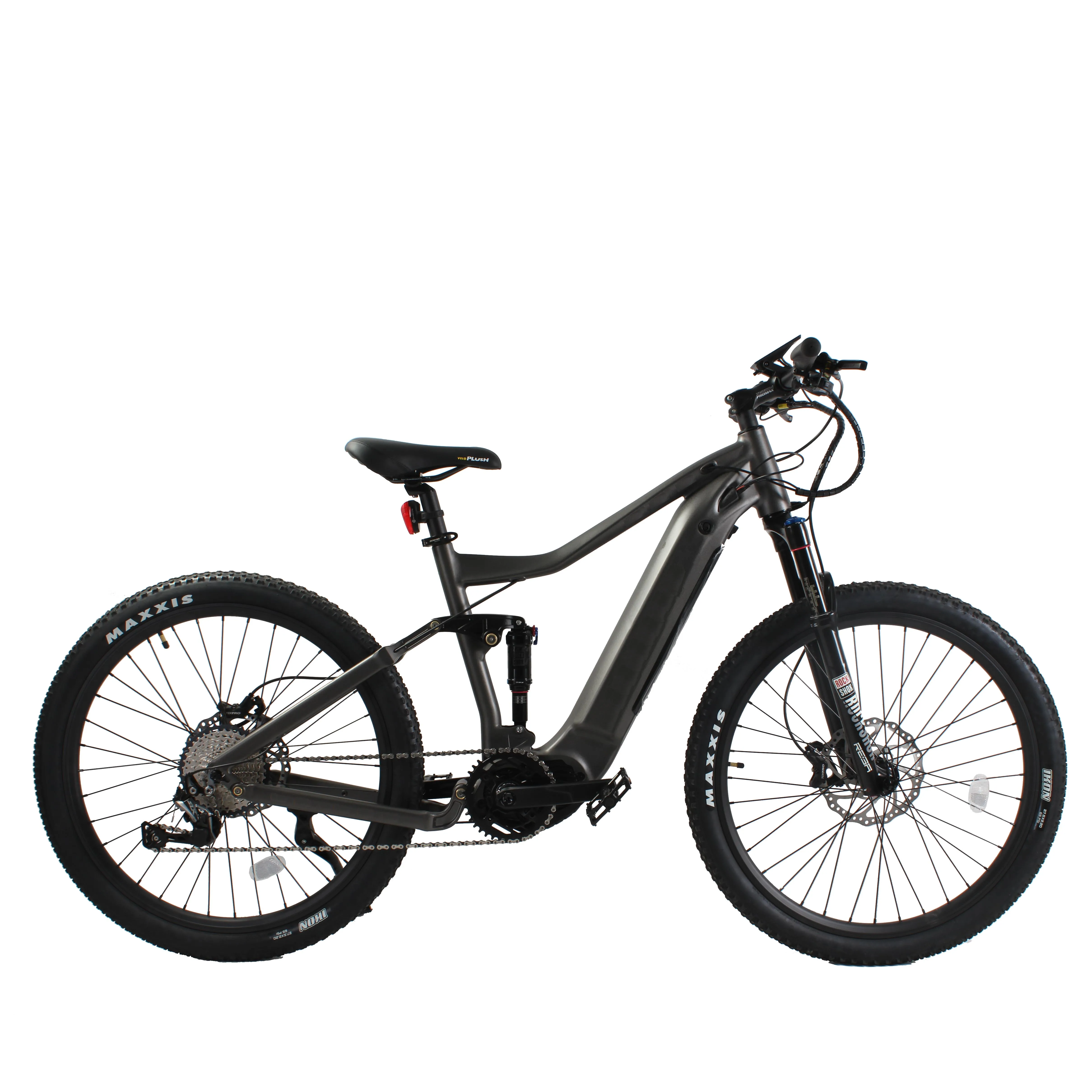 500w 48v bafang M600 mid drive full suspension downhill electric mountain bike with mid-engine