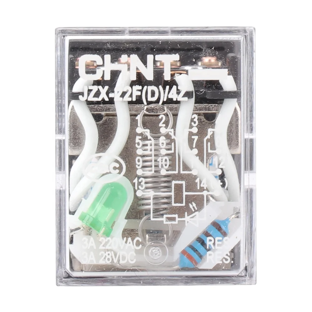 
 CHNT JZX-22F 4Z DC 12V миниатюрное силовое реле Мини электромагнитное реле  