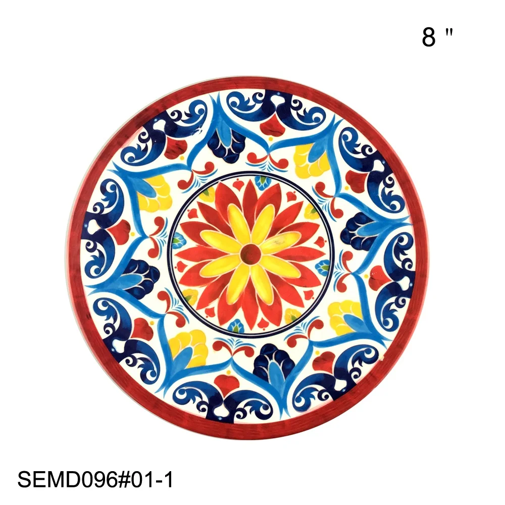 SEBEST Factory wedding plates set dinnerware and kitchen plates melamine and melamine dishes & plates