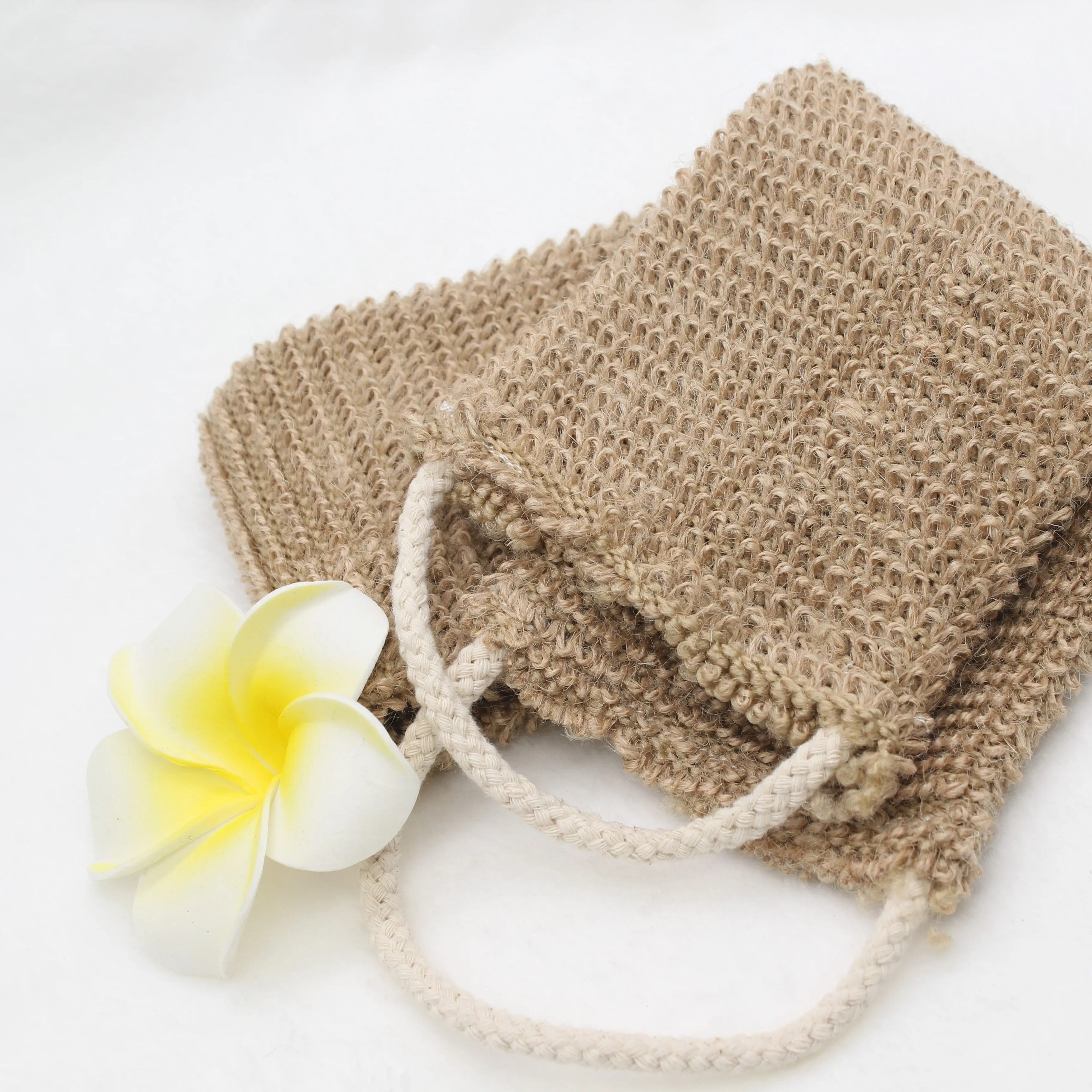 High Quality Cheap Soft Ramie Exfoliating Scrubber Bath Shower Belt Mesh Body Cleaning Strip Belt