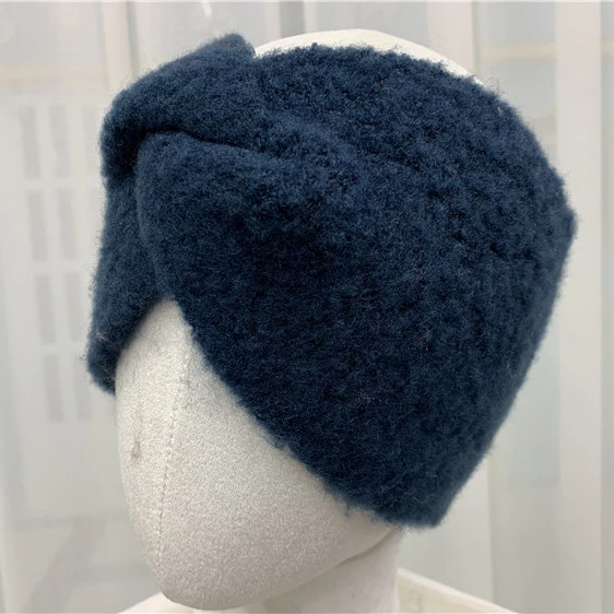 Новое поступление, зимняя новая модная повязка на голову для девочек, вязаная эластичная теплая повязка на голову