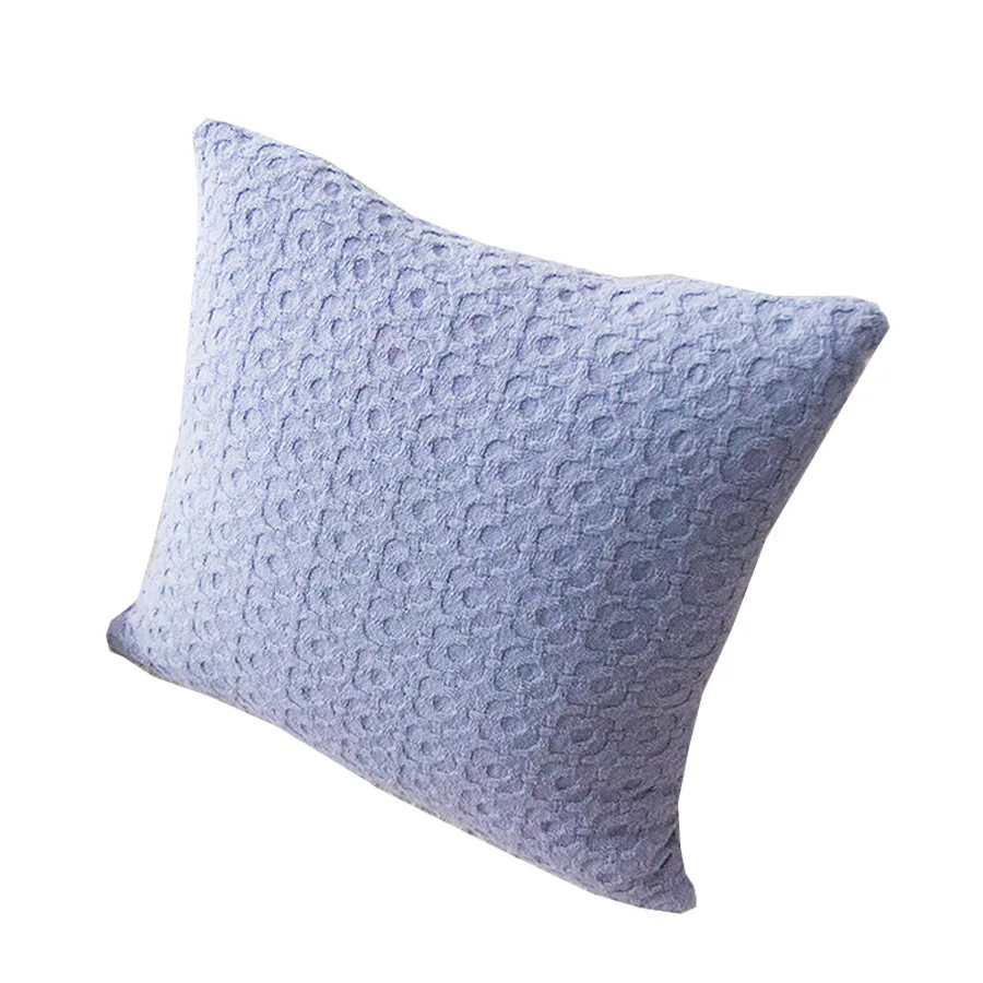 latest design 100% cotton knitted sofa cushion cover decorative home throw pillow cover luxury crochet cushion cover